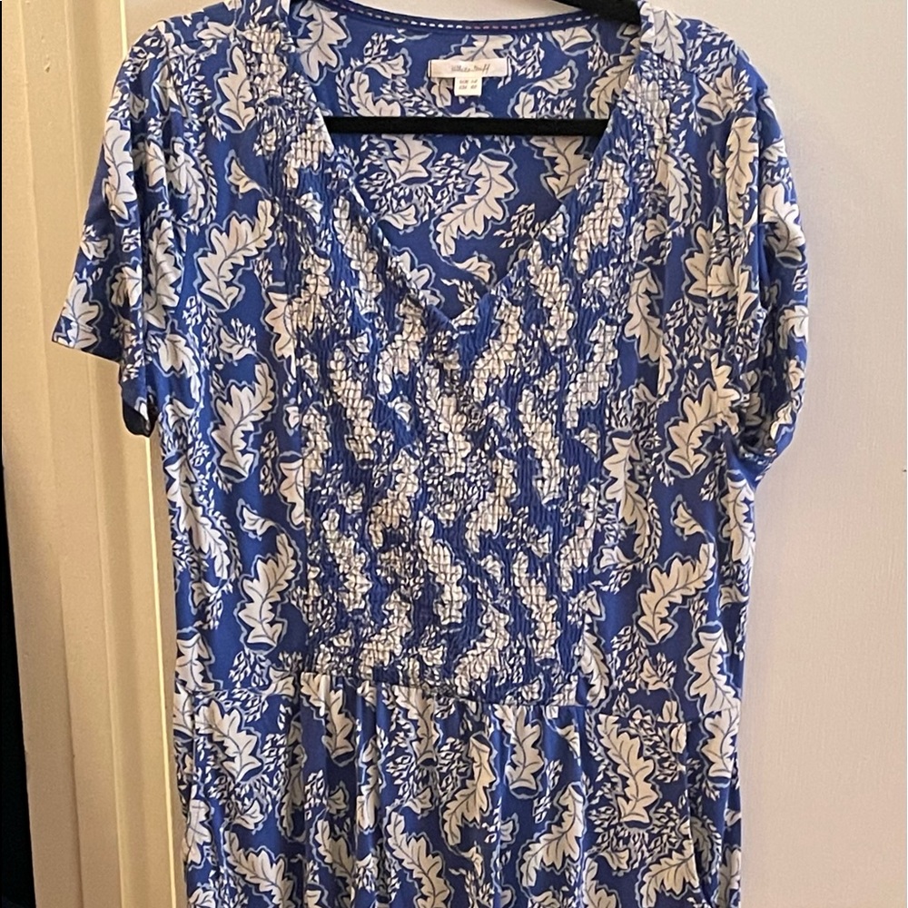 White Stuff smocked dress